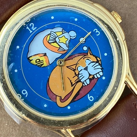 Vintage Sleeping Cat Dreaming has a Mystery Window Dial Second Hand - Picture 3 of 7